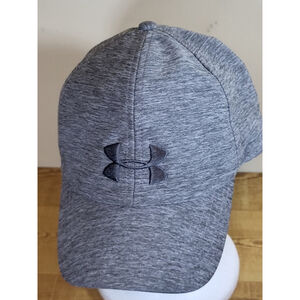 Under Armour UA Play Up Gray Womens Adjustable Active Fitted Cap Hat Very Good